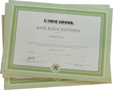 Certificaat Bushcraftweek